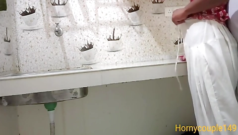 Husband Bhar Jane Ki Bad Bhabhi Ko Kitchen Me Chuda Hd Hindi