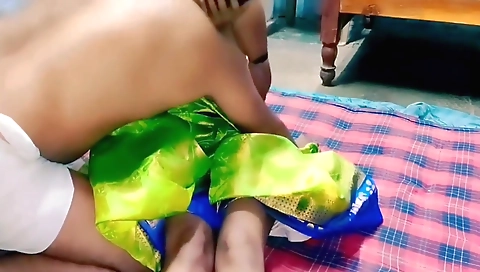 Sex With Indian Wife In Green Sari
