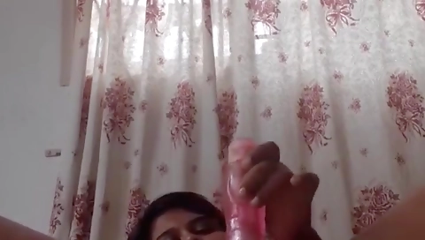 Today Exclusive- Horny Indian Wife Enjoy With Dildo 2