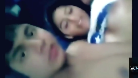 Horny College teen 18+ Lovers’ Romantic Sex In Car Leaked!