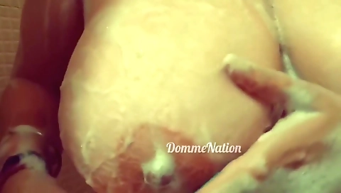 Desi Step mommy Taking A Shower