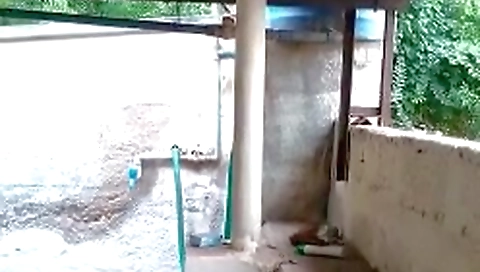 Cute Girl Bathing Record In