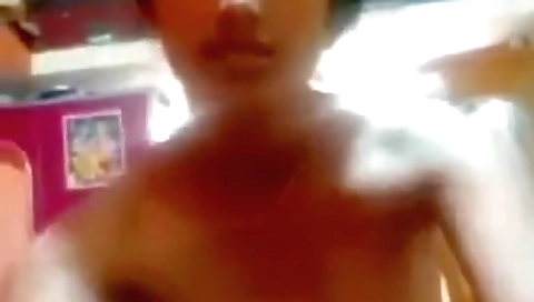 Today Exclusive- Sexy Desi Girl Showing Her Boobs And Pussy On Video Call 4