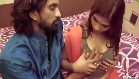 Naughty Bhabhi Blackmails Hot Servant To Fuck Her Pussy