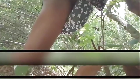 Sri Lankan In teen 18+ Couple Outdoor Sex Jungle Fuck