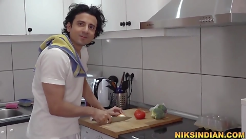 Niks Indian - Servant Pisses In Hot Milfs Mouth After Fucking Her Pussy