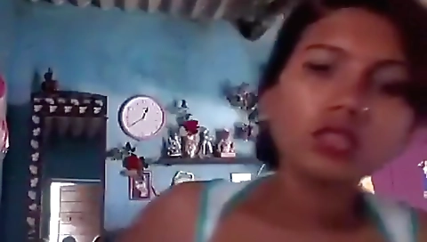 Sexy Bhojpuri Boob Show Solo Selfie Video