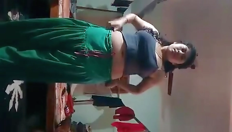 Big Breast Fully Naked Stripping Clip - Indian Lady