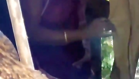 Exclusive- Desi Aunty Boob Capture By Neighbor