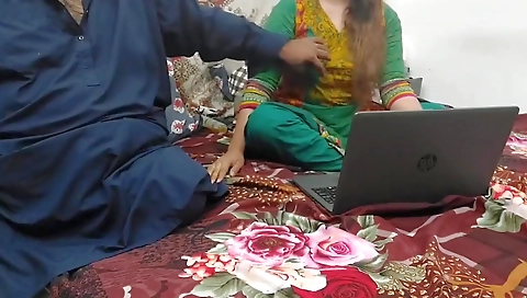 Indian Stepsister Watching Porn Caught By Her Stepbrother Fucked In All Holes Clear Hindi Voice