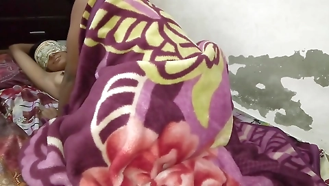 Wife Blindfolded And Hand Tied With Desi Indian