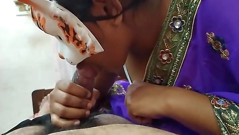 Indian Couble In Morning Herself