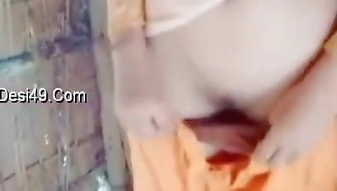 Exclusive- Cute Desi Village Girl Showing Her Pussy And Ass