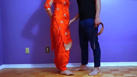 Today Exclusive- Punjabi Wife Blowjob And Fucked