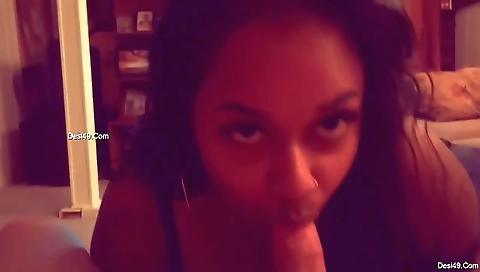 Today Exclusive- Horny Nri Girl Showing Her Big Boobs And Blowjob 4