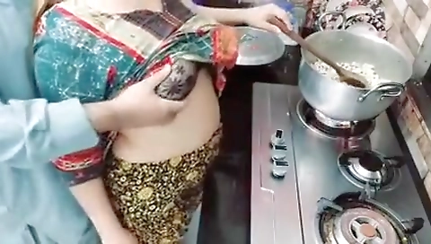 Punjabi Maid Busy In Cooking While Her Ass Fucked By Her Owner With Clear Hindi Audio
