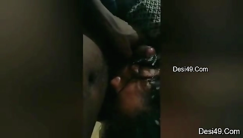 Today Exclusive- Village Bhabhi Blowjob