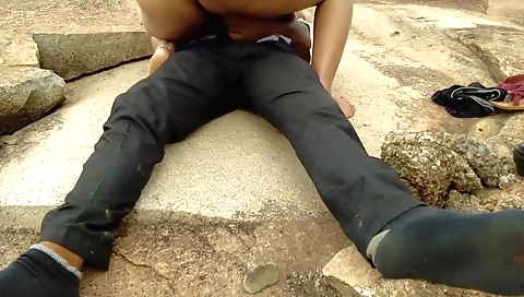 Outdoor Risky Public Sex With Wife On Forest Saree Fuck Queensonali