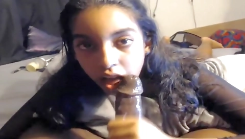 Desi paki muslim sucking black cock