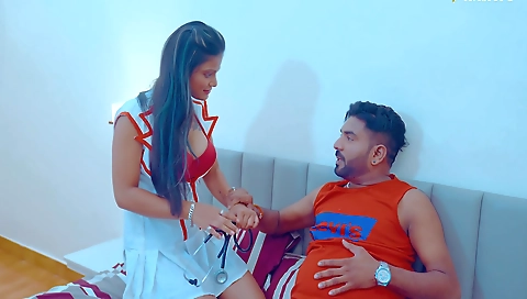 Big Boobs Sexy Nurse Seduces Her Patient During His Treatment With Hindi Sex