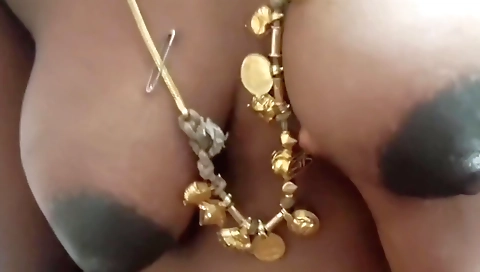 Desi Aunty Lakshmi Show Big Natural Nipples And Our Boy Friend Sex With Bedroom