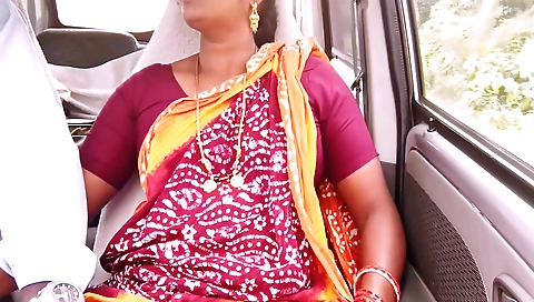 Telugu Stepmom Car Sex Long Drive For Sex With Stepson, Telugu Dirty Talks