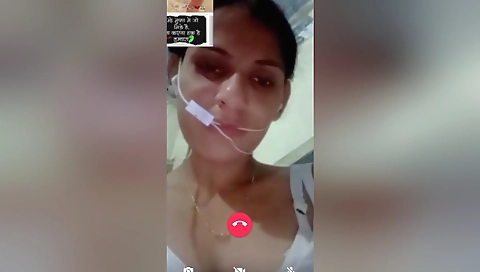 Today Exclusive- Sexy Bihari Girl Showing Her Boobs On Video Call 6